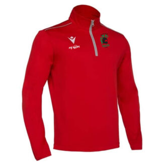 Macron Blyth Spartans Red 1/4 Zip